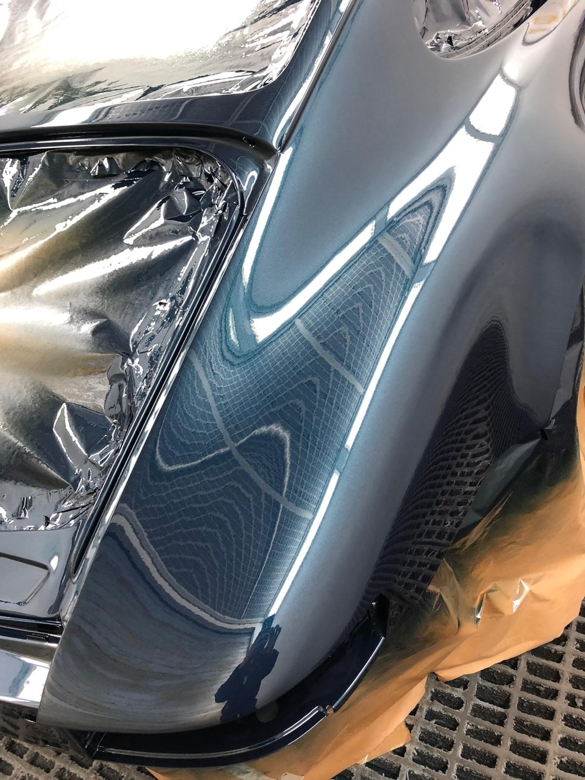 Smart Repair – Beilackierung am Kotflügel