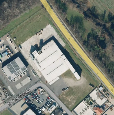 Luftbild Standort Inden In der Ruraue